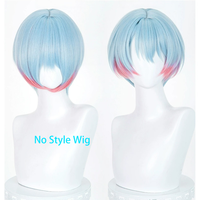 Anime Cosplay Blue Hair - [Wig Bergaya] Wig Cosplay Minetsuki Ritsu