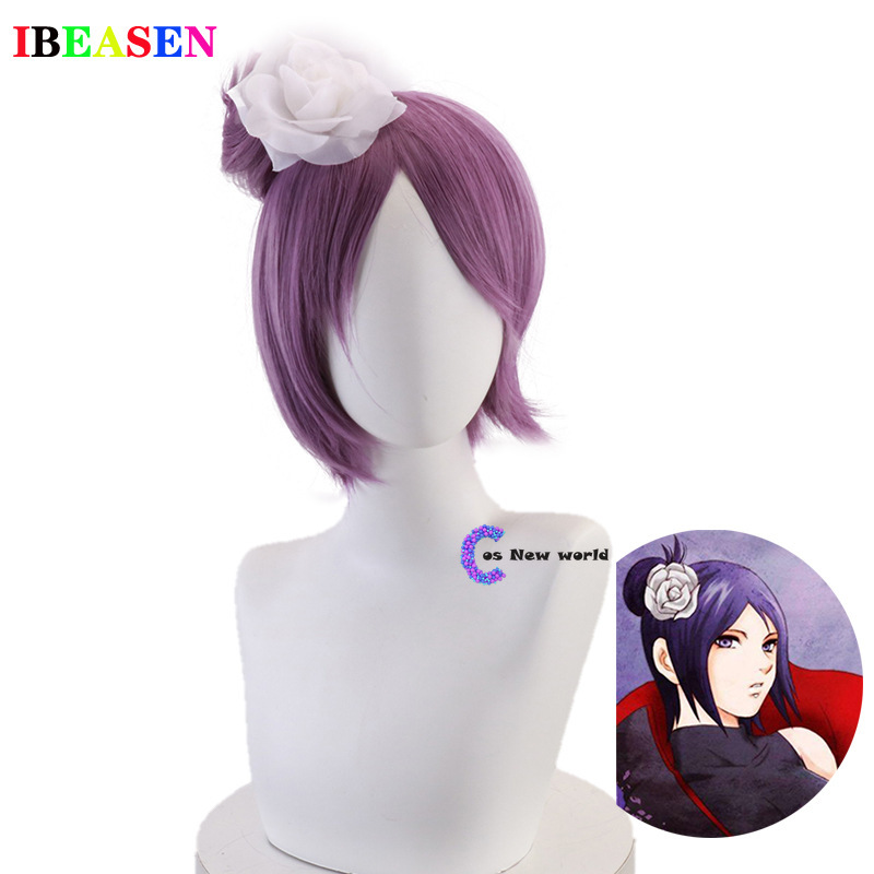 Anime Cosplay Couple - 2020 Baru Wig Anime Ninja Konan
