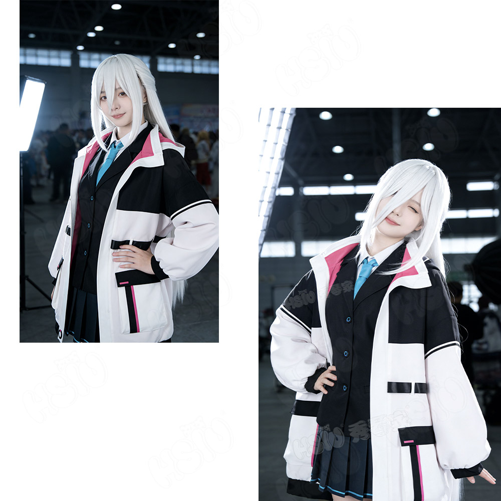 Anime Cosplay Blue Hair - Wig Kostum Cosplay Blue Archive Kei