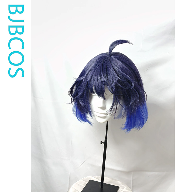 [Wig Bergaya] Wig Cosplay Seel - Anime Cosplay Blue Hair ulasan dan harga