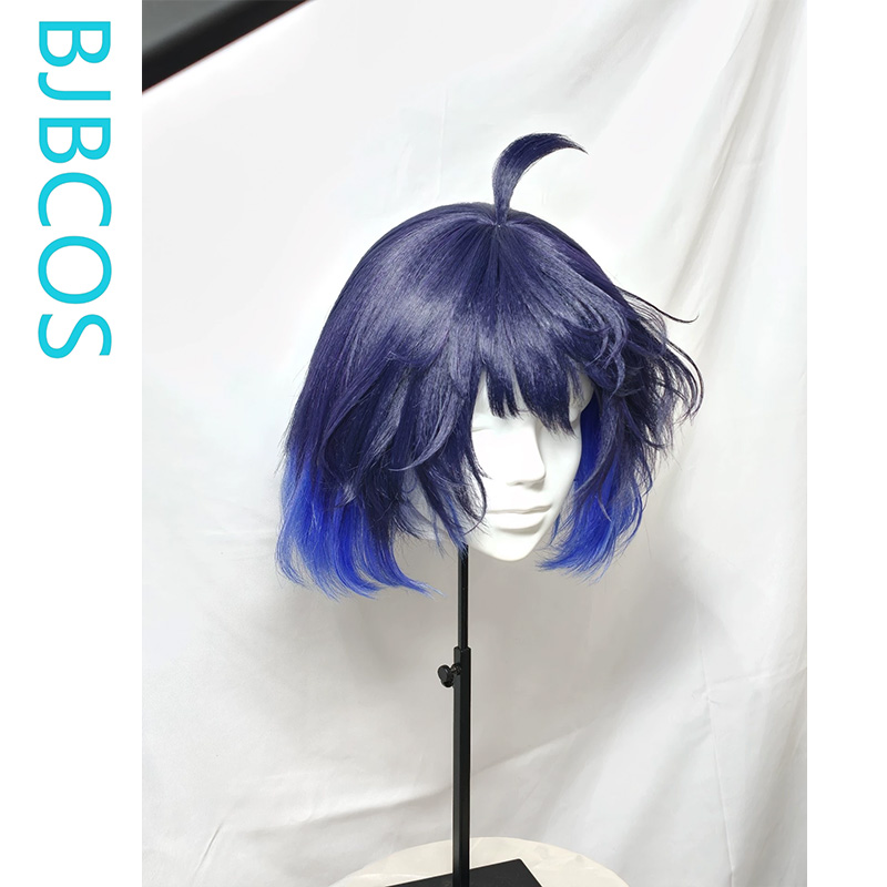 [Wig Bergaya] Wig Cosplay Seel - Anime Cosplay Blue Hair ulasan dan harga