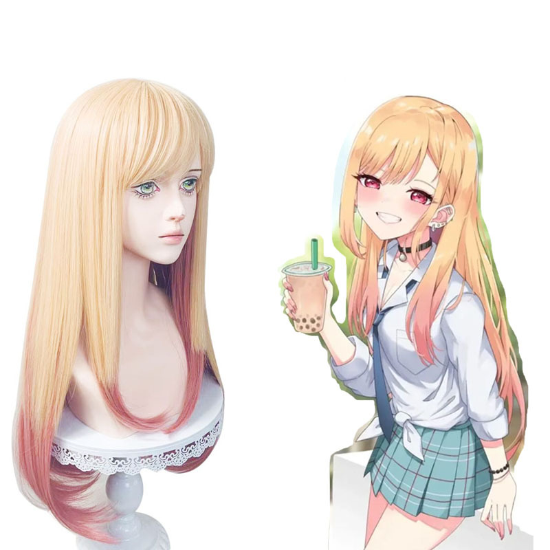 Wig Cosplay My Dress-Up Darlin - Kitagawa Anime Cosplay ulasan dan harga