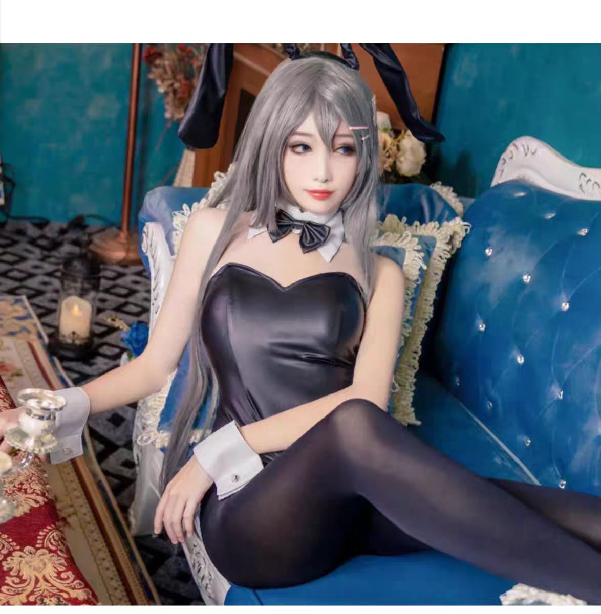 Kostum Cosplay Gadis Kelinci S - Anime Cosplay Jumpsuit ulasan dan harga