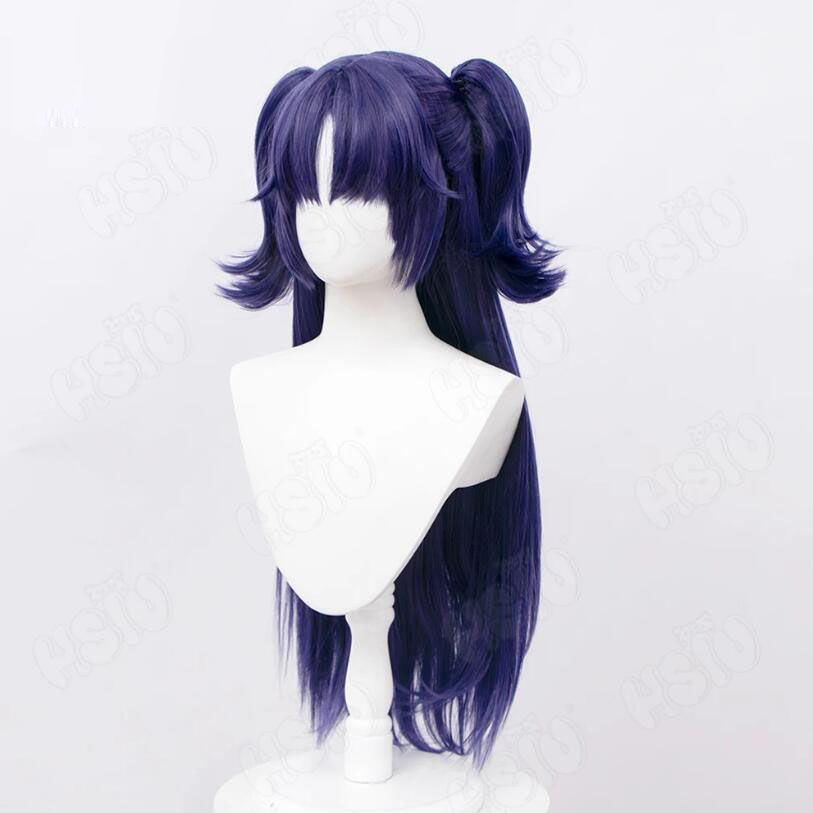 Hayase Yuka Wig Cosplay serat  - Anime Cosplay Blue Hair ulasan dan harga