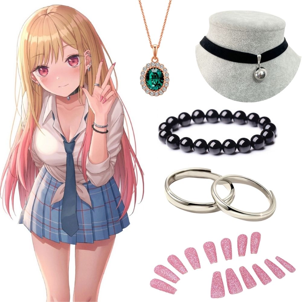 Anting dan Kalung Kitagawa Mar - Kitagawa Anime Cosplay ulasan dan harga